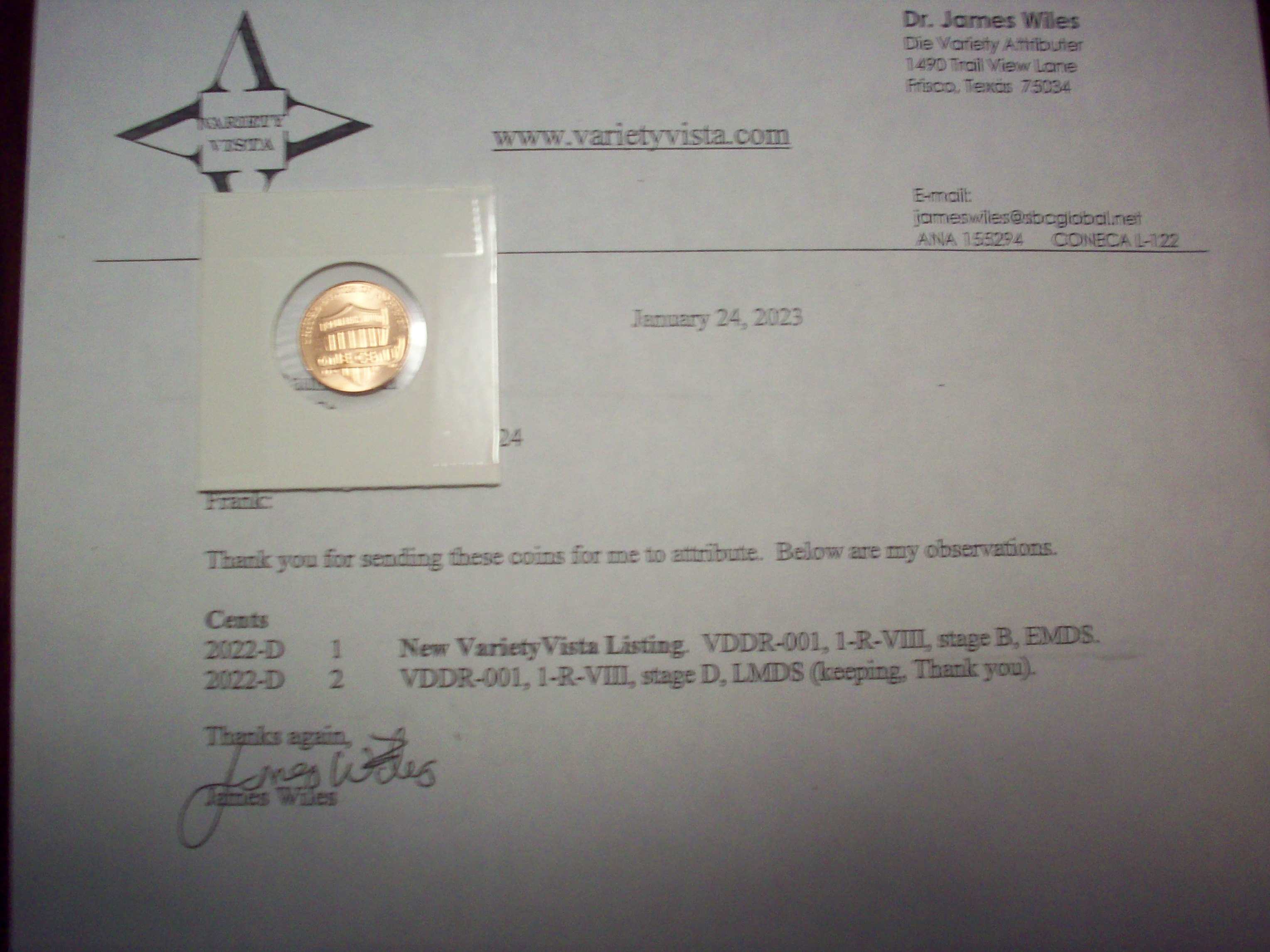 New-Discovery-2022-D-WDDR-001-VDDR-001-Lincoln-Cent-Doubled-Die-Rev